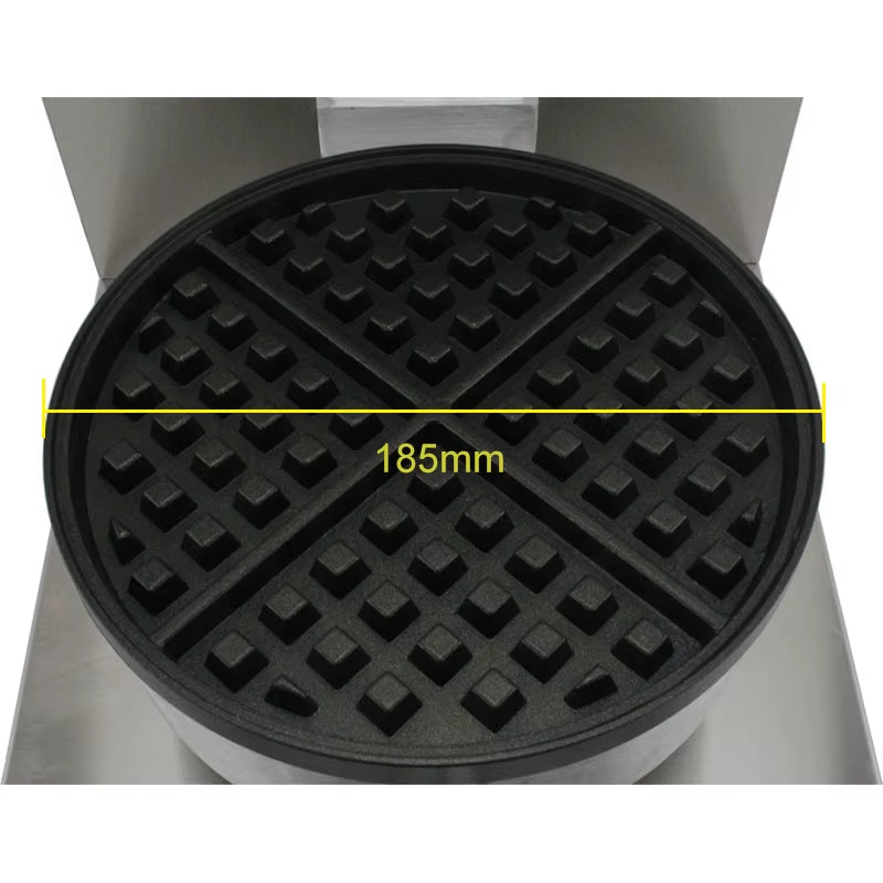 Commercial Waffle Maker Machine Waffle Iron Baker Non-Stick Baking Iron Plate Cake Oven Waffle Cone Machine Waffle Toaster