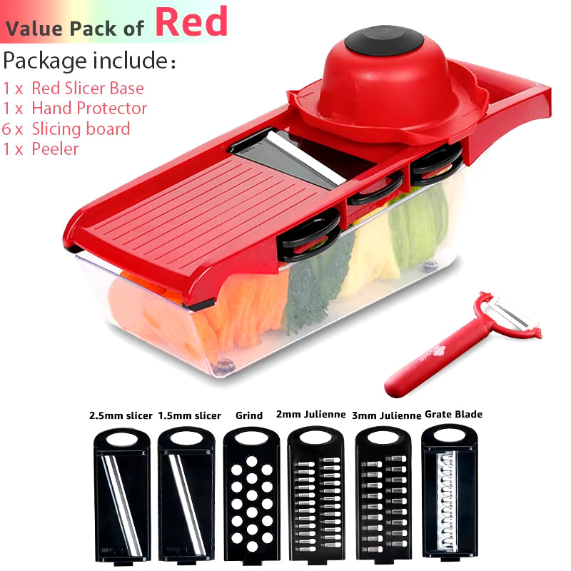 Vegetable Cutter Vegetable Slicer Multifunctional Kitchen Accessories Basket Fruit Potato Peeler Carrot Grater Vegetable Slicer